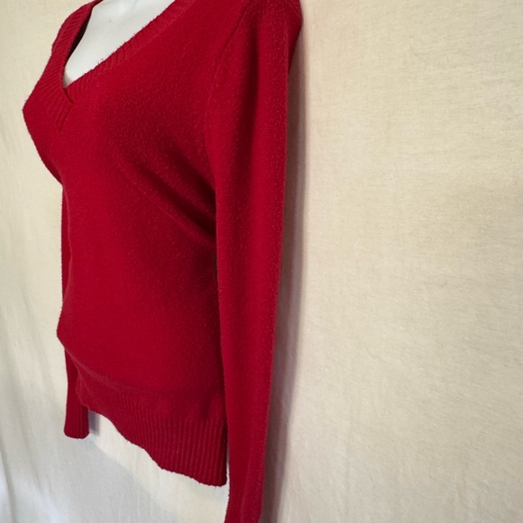 C-27 St. John’s Bay Red Long Sleeve PulloverSweater Size‎ M - Picture 7 of 16